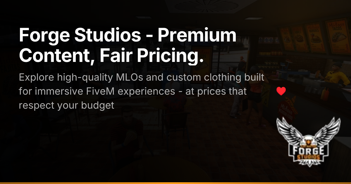 Forge Studios - Premium Content, Fair Pricing.